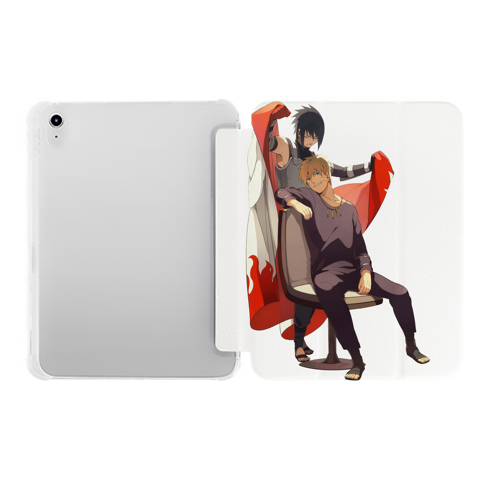 （画像用） NARUTO -ナルト- うずまき ナルト Uzumaki Naruto IPad ケース ペン収納付き 三つ折りスタンド PUレザー×シリコン 対応機種9.5/10.5/10.9インチ